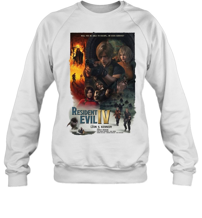 Resident Evil 4 Remake Poster Art Sweatshirt