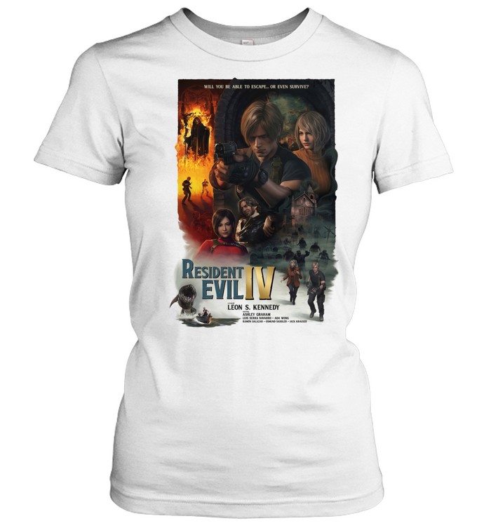 Resident Evil 4 Remake Poster Art Women T-Shirt