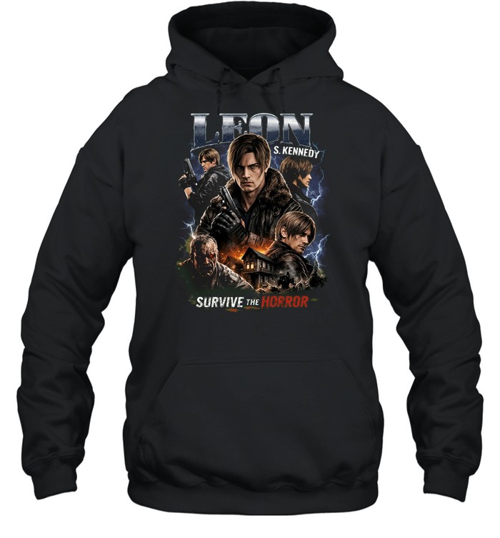 Resident Evil Requiem Leon Kennedy Graphic Hoodie