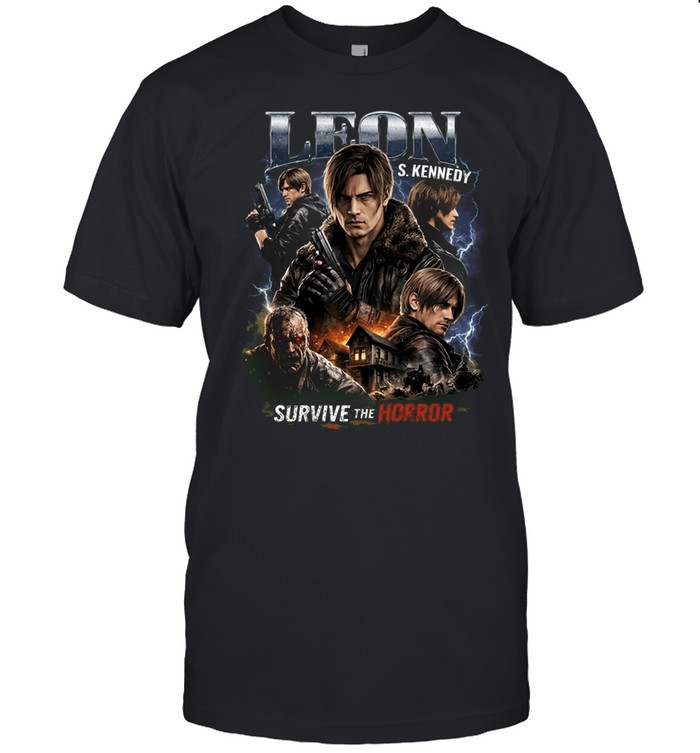 Resident Evil Requiem Leon Kennedy Graphic Unisex T-Shirt