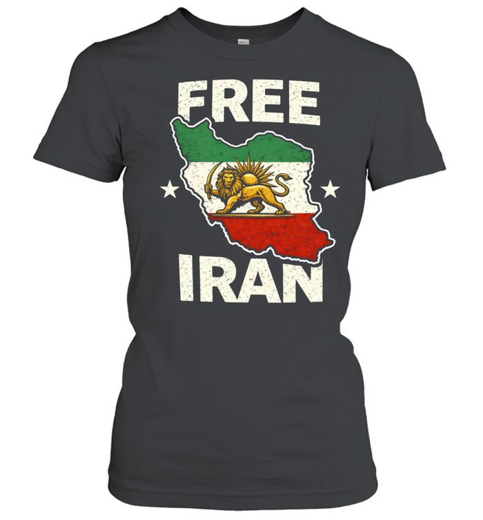 Retro Free Iran Women T-Shirt