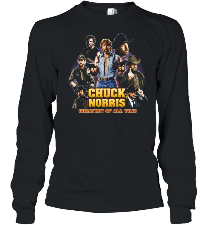 Rip Chuck Norris Greatest Of All Time Long Sleeve Tee