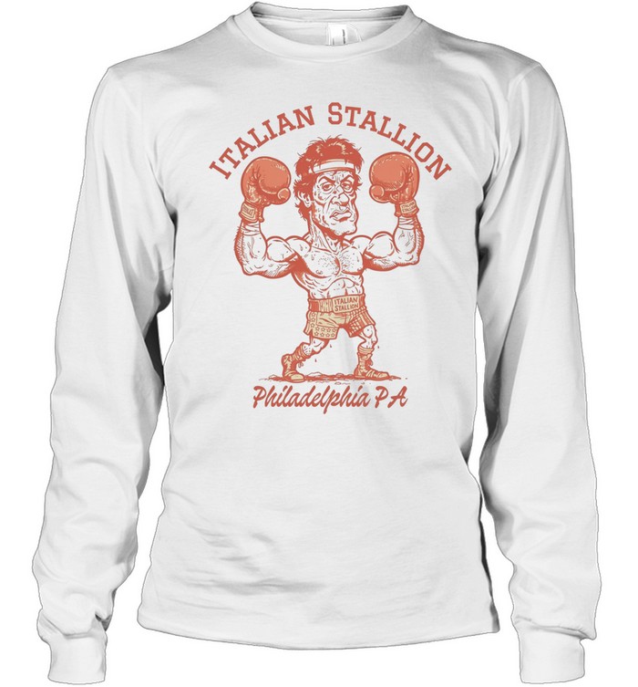 Rocky Balboa Italian Stallion Philadelphia PA Long Sleeve Tee
