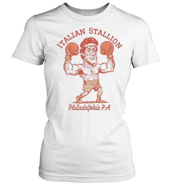 Rocky Balboa Italian Stallion Philadelphia PA Women T-Shirt