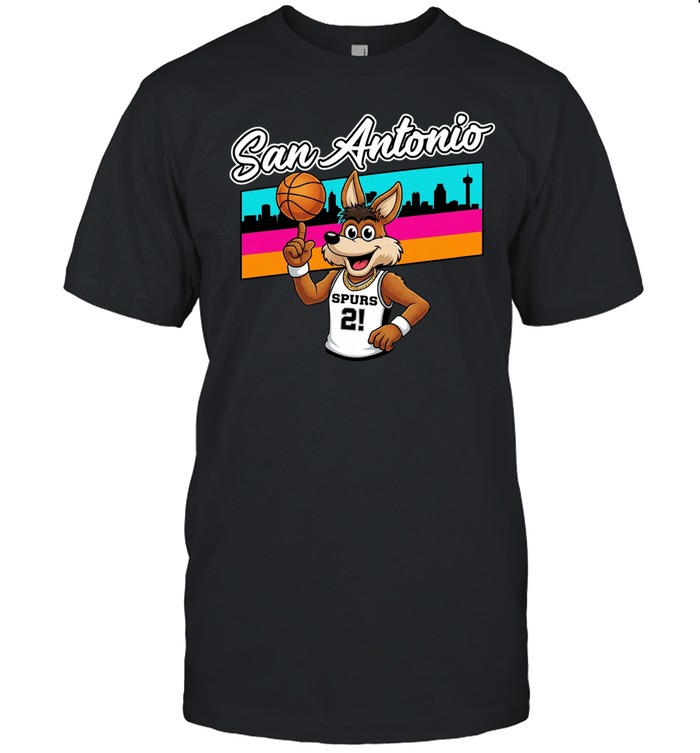 San Antonio Retro Coyote Spurs basketball Unisex T-Shirt