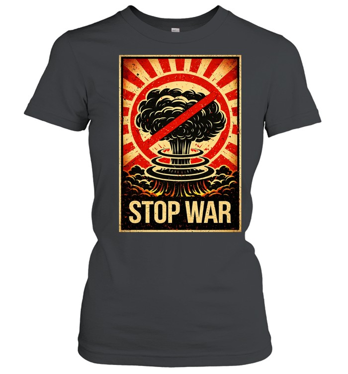 STOP WAR Vintage Women T-Shirt