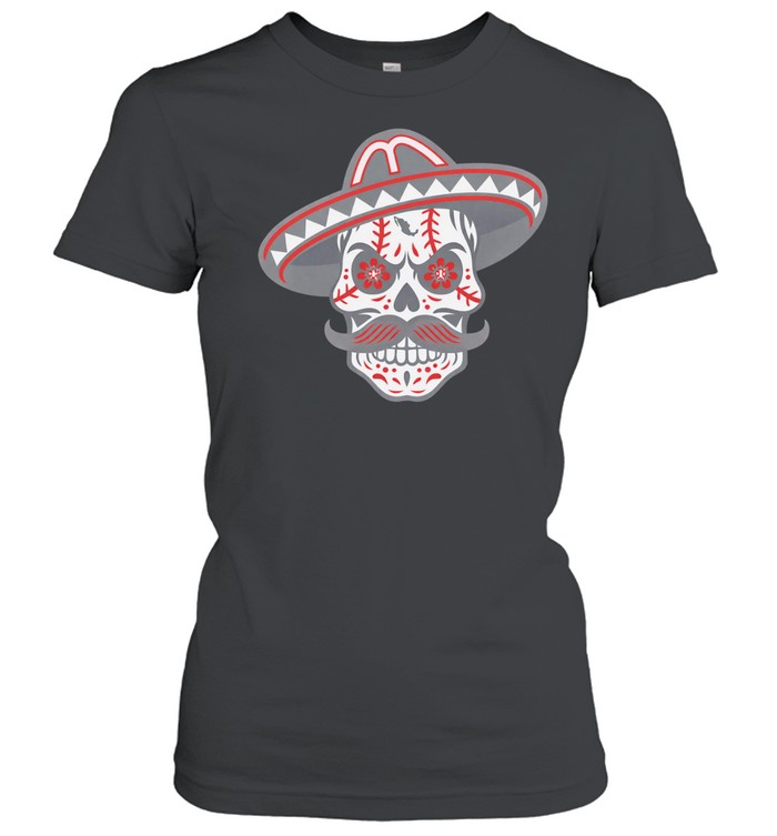 Sugar Skull Nacho Alvarez Jr. team Mexico Women T-Shirt