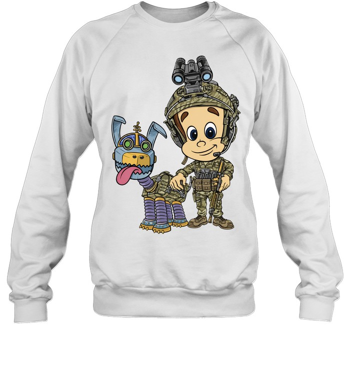 Tactical Jimmy and Goddard cartoon Sweatshirt