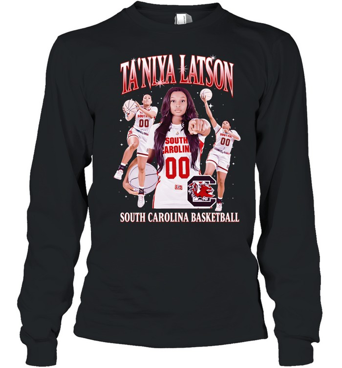 Ta’Niya Latson South Carolina Gamecocks Basketball shirt Long Sleeve Tee