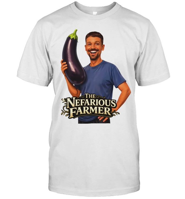 The Nefarious Farmer Eggplant Unisex T-Shirt