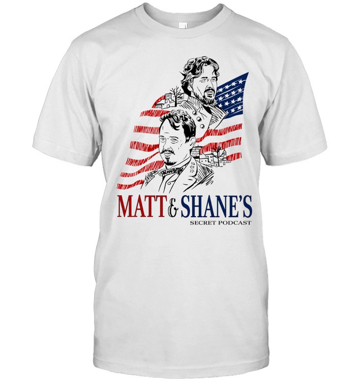 Theo Von wearing Matt and Shane’s Unisex T-Shirt