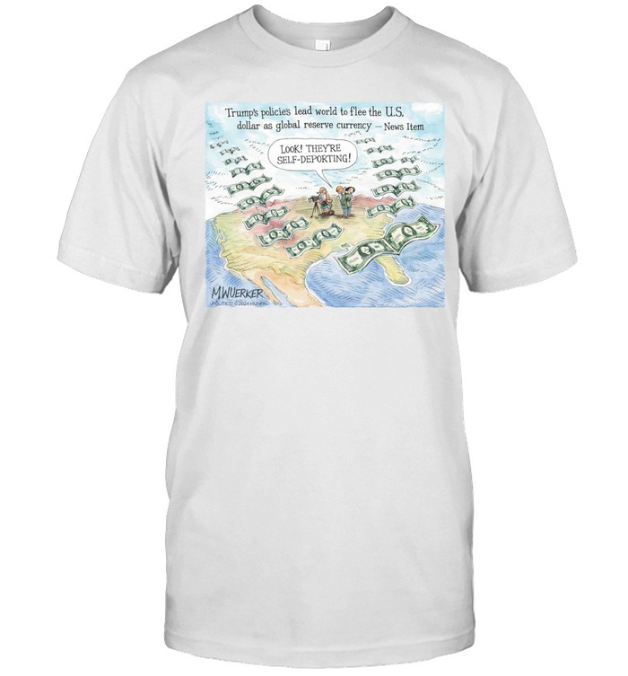 Trump’s policies lead world to flee the US dollar as global reserve currency Unisex T-Shirt