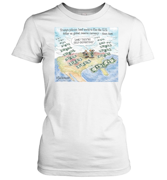 Trump’s policies lead world to flee the US dollar as global reserve currency Women T-Shirt