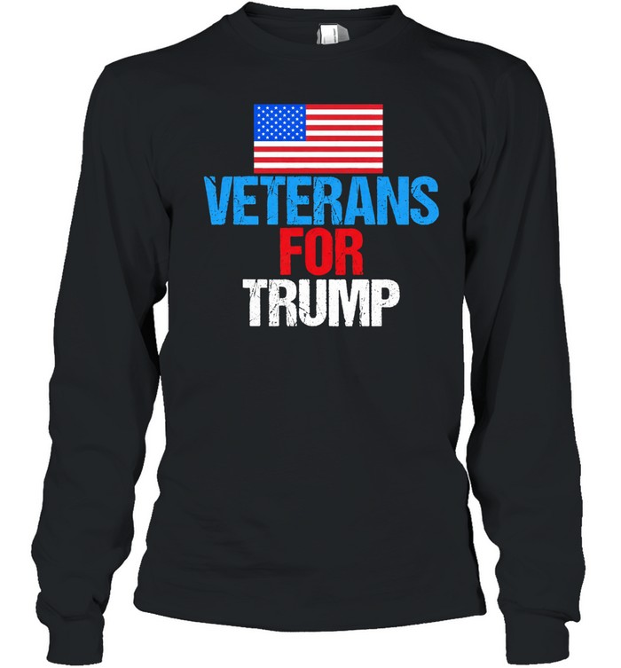 US veterans for Trump Long Sleeve Tee