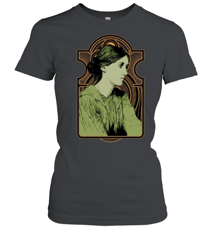 Virginia Woolf portrait art nouveau Women T-Shirt