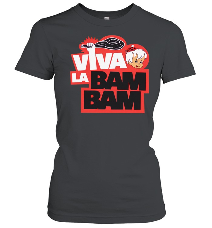 Viva La Bambam Bamm-Bamm Rubble Flintstones cartoon Women T-Shirt