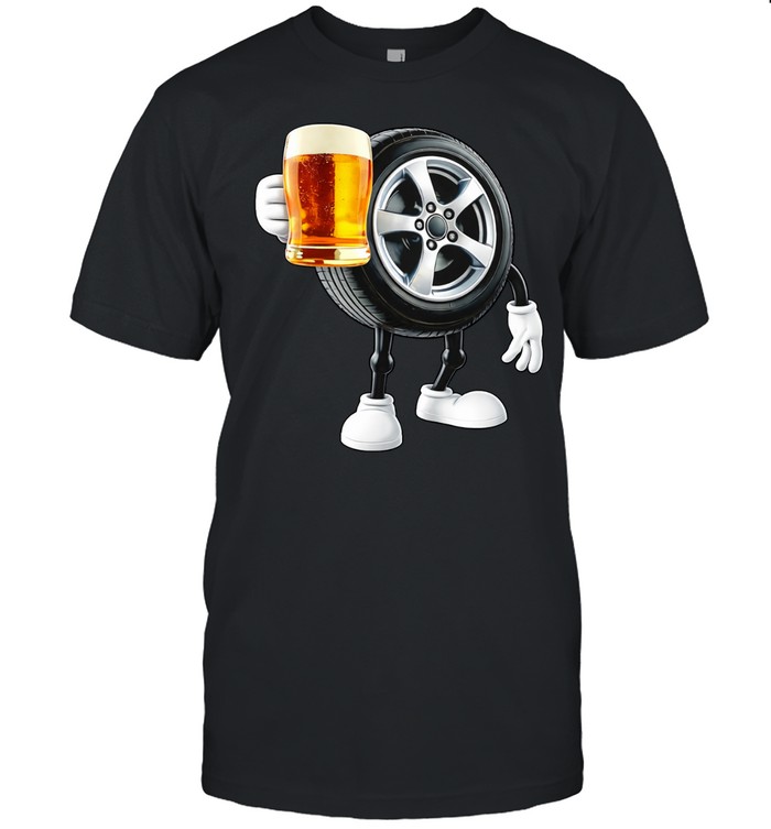 Wheel with beer do not drink alcohol when driving Unisex T-Shirt