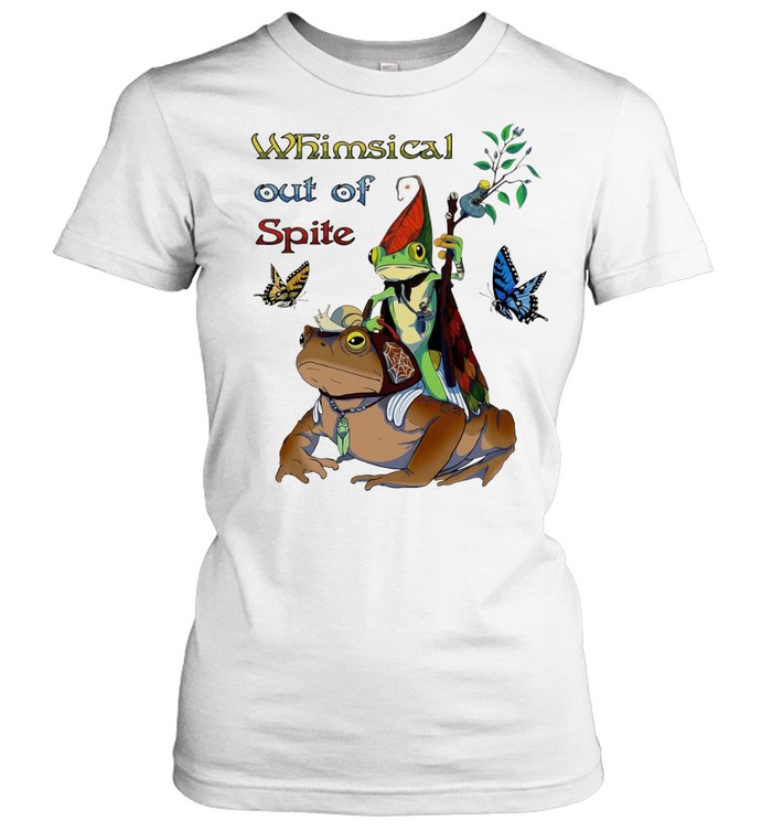 Whimsical out of spite by Devlin Wood cartoon Women T-Shirt