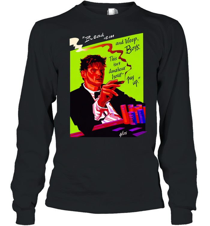 Whispers of Cigar and Chips Long Sleeve Tee