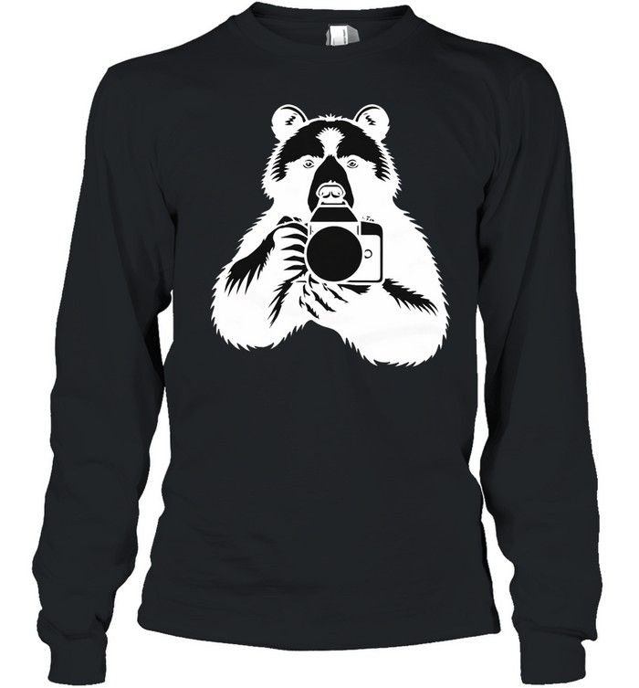 Wild Scites Bear Photo Logo Long Sleeve Tee
