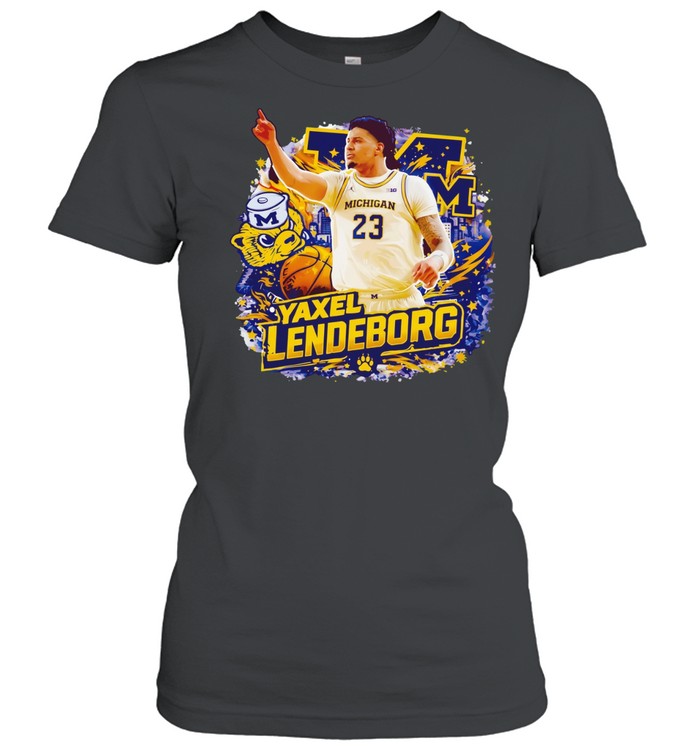 Yaxel Lendeborg Michigan Graphic Wolverines Retro Basketball Women T-Shirt