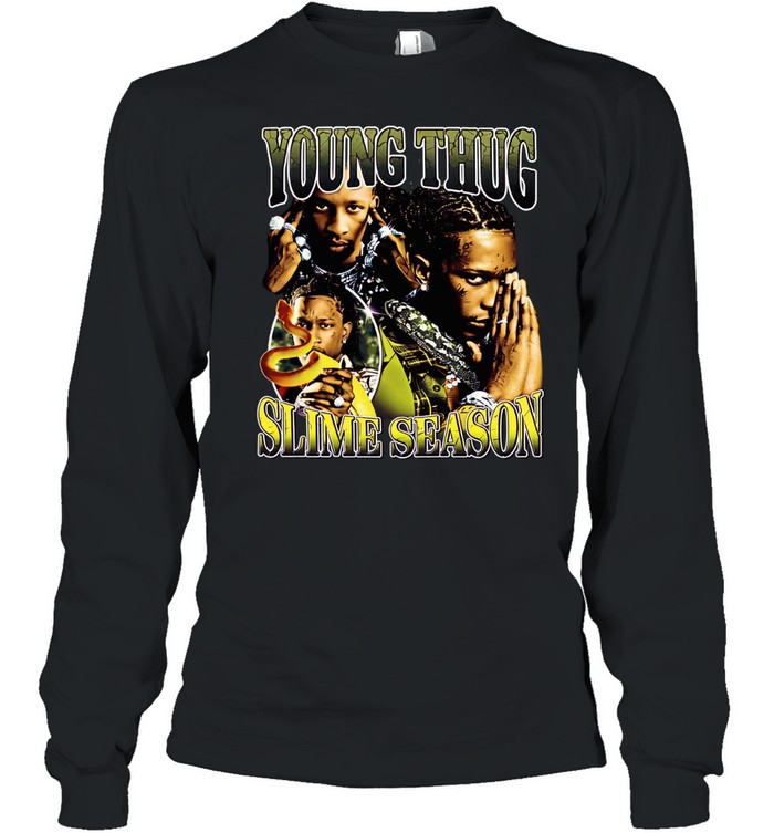 Young Thug slime season 90’s graphic vintage Long Sleeve Tee