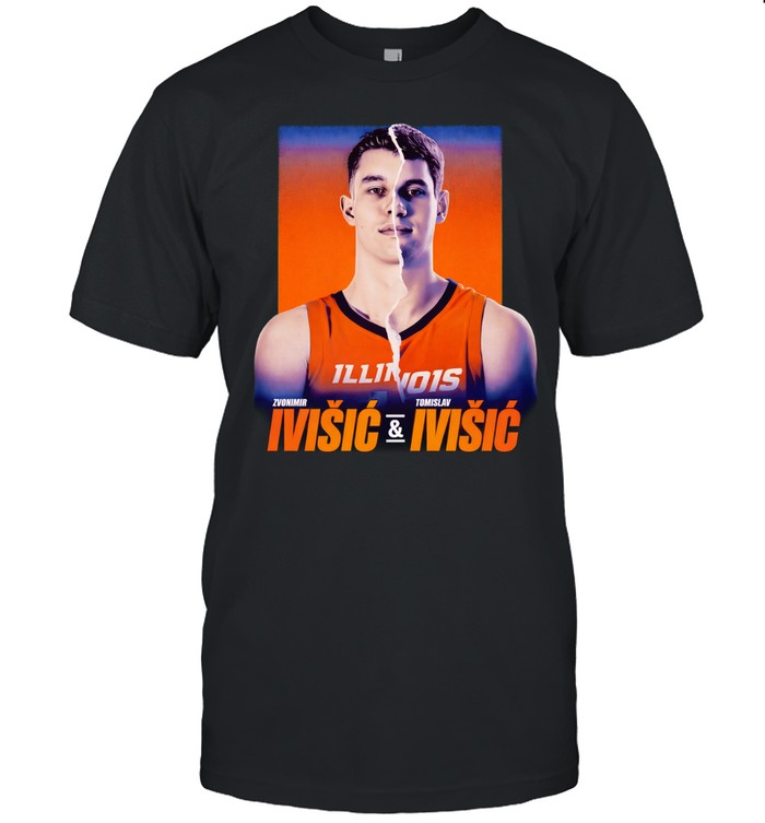 Zvonimir Ivisis and Tomislav Ivisic Illinois Fighting Illini big face Unisex T-Shirt