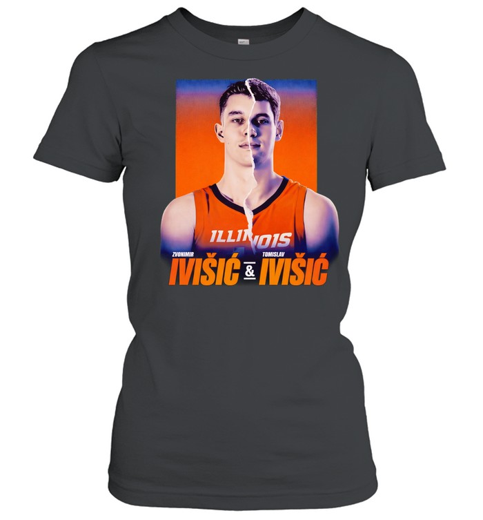 Zvonimir Ivisis and Tomislav Ivisic Illinois Fighting Illini big face Women T-Shirt