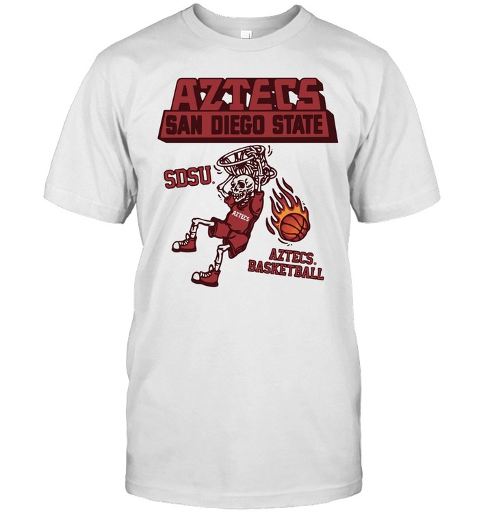 Aztecs San Diego State skeleton basketball Unisex T-Shirt