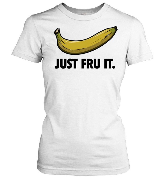 Banana just fru it logo parody Women T-Shirt