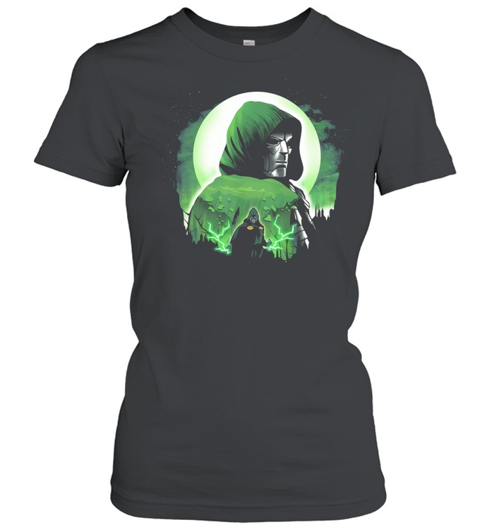 Doctor Doom Marvel universe silhouette Women T-Shirt