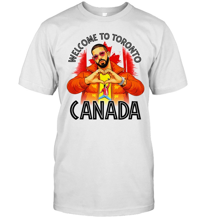 Drake heart hand sign welcome to Toronto Canada flag retro Unisex T-Shirt