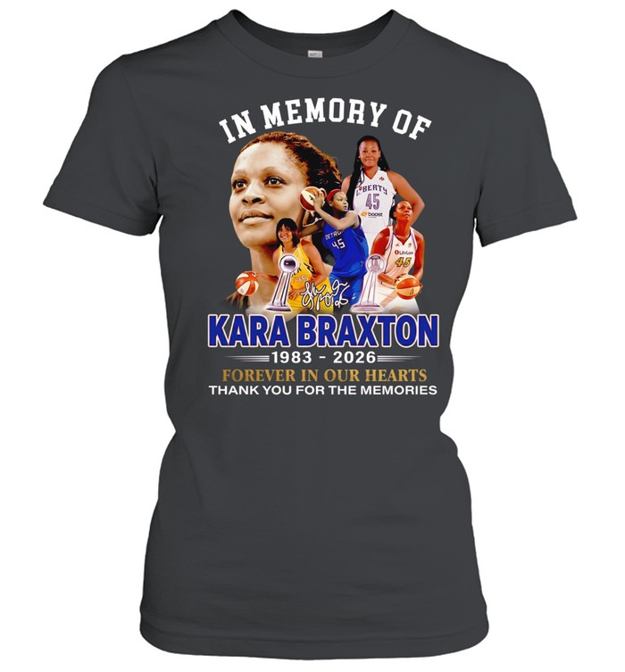 In memory of Kara Braxton 1983 2026 forever in our hearts thank you for the memories Women T-Shirt