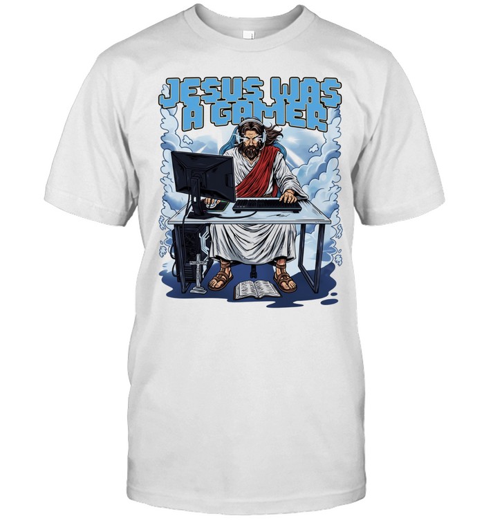 Jesus was a gamer cartoon meme Unisex T-Shirt