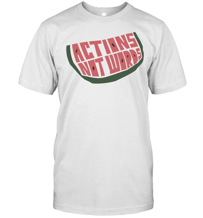 Liam Cunningham wearing actions not words Unisex T-Shirt