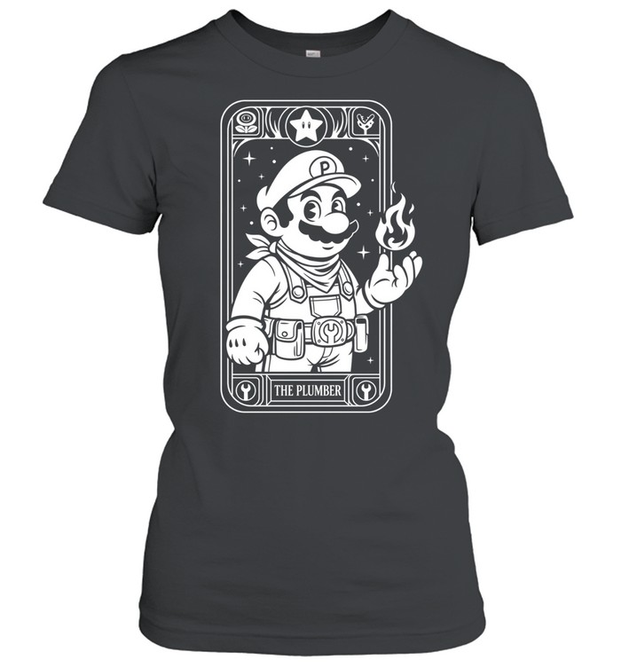 Mario The Plumber Tarot card Women T-Shirt