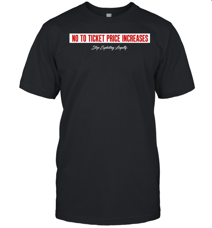 No to ticket price increases Unisex T-Shirt