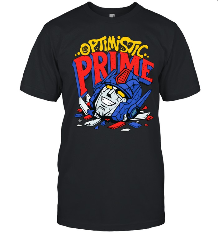 Optimistic Prime Optimus’s head pop-art Unisex T-Shirt