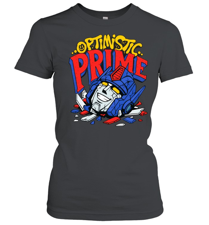 Optimistic Prime Optimus’s head pop-art Women T-Shirt