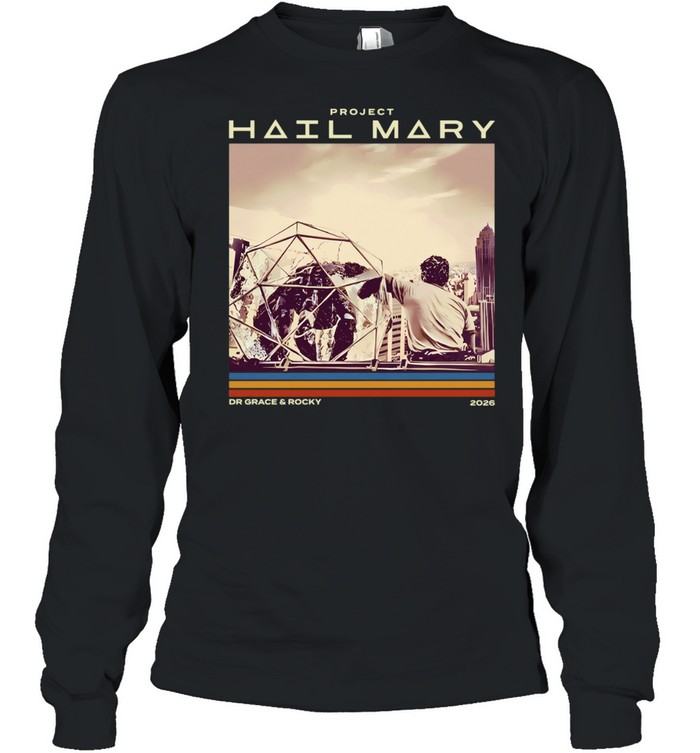 Project Hail Mary Space Novel retro Long Sleeve Tee
