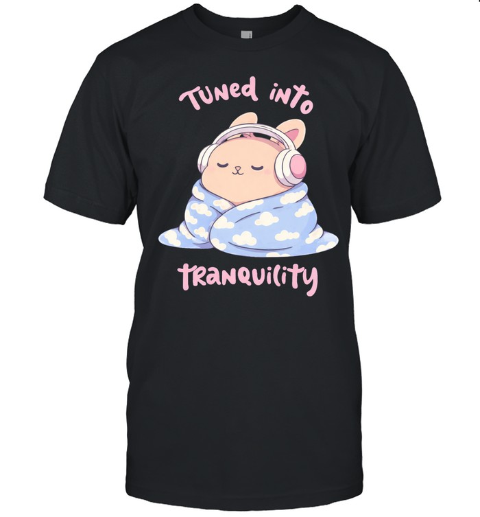 Rabbit tuned into tranquility Unisex T-Shirt