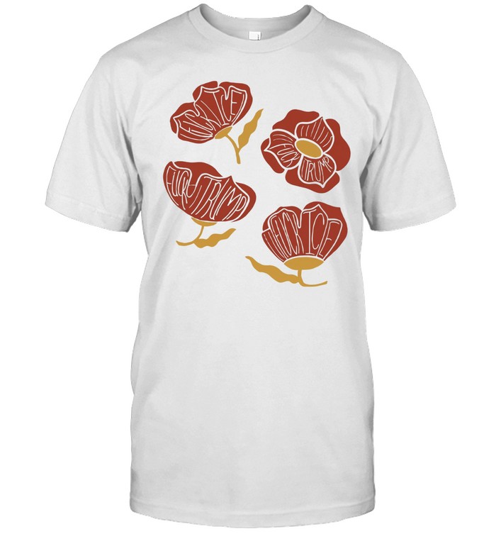 Red poppy floral fuck Trump Unisex T-Shirt