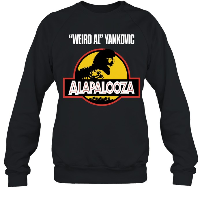 Retro Weird Al Yankovic Alapalooza Jurassic Park logo Sweatshirt