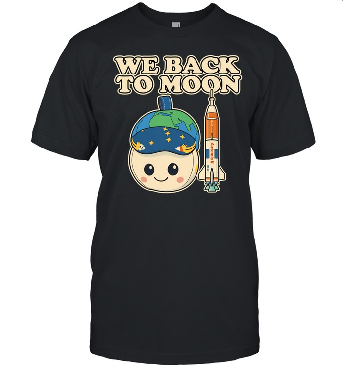 Rise Plush We back To Moon NASA Artemis II mascot Unisex T-Shirt
