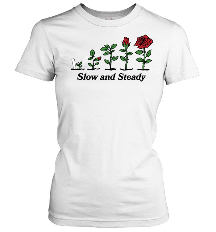 Rose growing slow and steady Women T-Shirt
