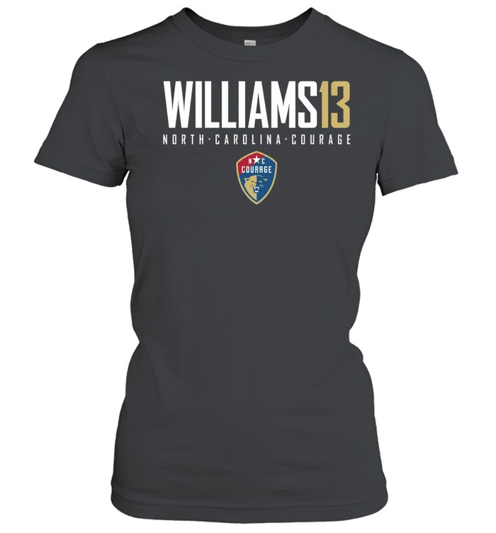 Ryan Williams 13 North Carolina Courage name and number Women T-Shirt
