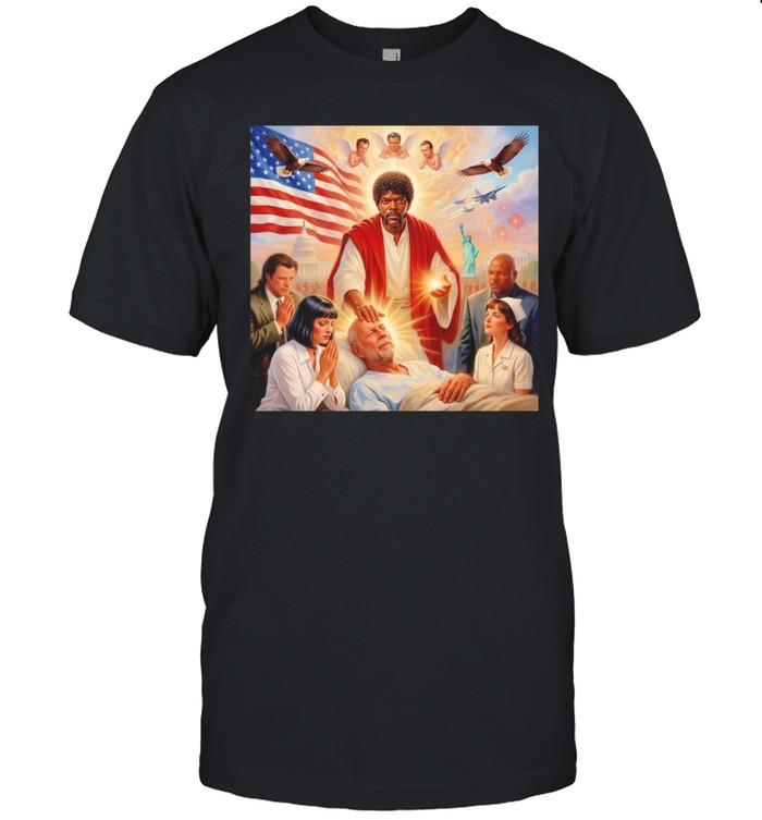 Samuel L. Jackson exorcism Bruce Willis Unisex T-Shirt