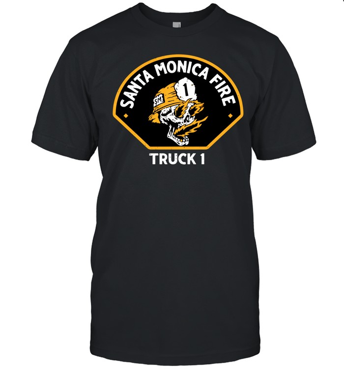 Santa Monica Fire Tiller truck 1 Unisex T-Shirt