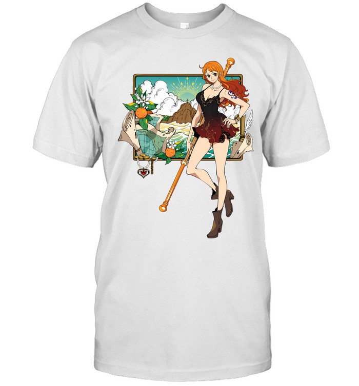 Nami One Piece Cat Burglar Anime Graphic Unisex T-Shirt
