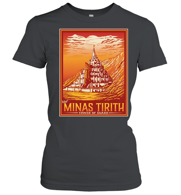 Visit Minas Tirith Tower of Guard vintage Women T-Shirt